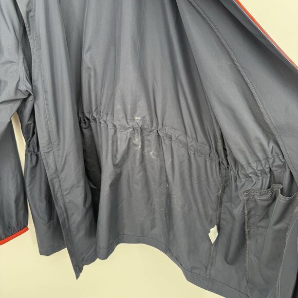 J.Jill Fit Blue Water Repellent Lightweight Athletic Zip Jacket Size XL Red - Picture 9 of 9